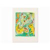 Image 1 : Carl-Henning Pedersen, Lithograph in Colors, Figural, 1985
