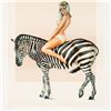 Image 8 : Mel Ramos (b. 1935), Lithograph in Colors, ’Zebra’, 1981