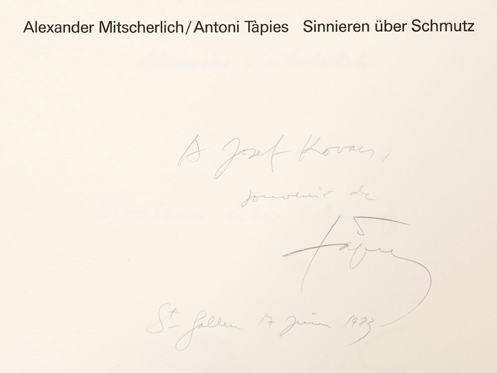 Antoni Tàpies (1923-2012), ‘Sinnieren über Schmutz’, 1976/78