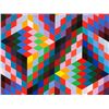 Image 5 : Victor Vasarely, Color Silkscreen, Composition, 1960/70s