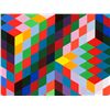 Image 8 : Victor Vasarely, Color Silkscreen, Composition, 1960/70s