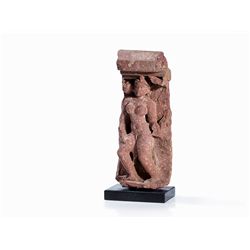 Sandstone Relief Fragment of a Yakshi (Yakshini), 2nd C.
