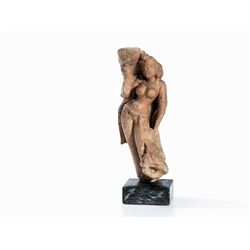 Sandstone Figure Fragment of an Apsara, 11th/12th C.