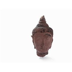 Ayutthaya Sandstone Head of Buddha, 15th/16th C.