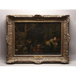 Dutch Early 18th C Oil on Panel