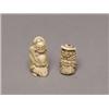 Image 1 : Two Antique Carved Bone Netsuke