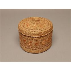 Fine Haida Circular Storage Basket