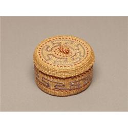 Old Haida Miniature Nob Top Basket