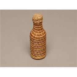 Haida Miniature Basketry Covered Bottle