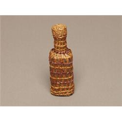 Haida Miniature Basketry Covered Bottle