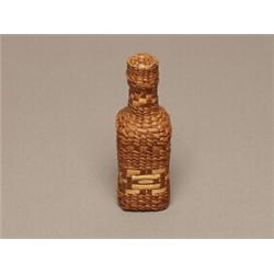 Haida Miniature Basketry Covered Bottle
