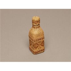 Haida Miniatrue Basketry Covered Bottle