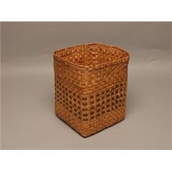 Haida Rectangular Cedar Root Basket