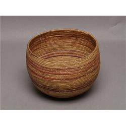 Old Inuit Coiled Basket