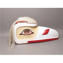 North West Coast Yellow Cedar Raven Mask