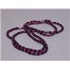 Image 1 : Double Strand Cobalt & White Heart Trade Bead