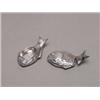 Image 1 : Sterling Fish Shaped Salt and Pepper