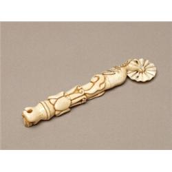 Carved Bone Crimping Wheel