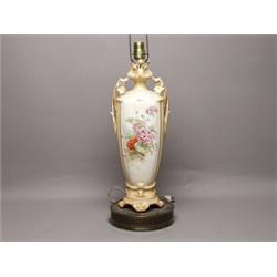 Antique English Porcelain Vase as A Lamp