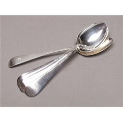 5 Sterling Canadian Dessert Spoons Ca. 1890