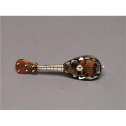 Miniature Inlaid Tortoise Mandolin