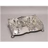 Image 1 : Silver Plated Inkstand With Two Glass Bottles