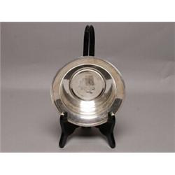 Crested Silver Plate Wine Coaster 