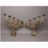 Image 1 : Pr of Gilt Brass Cnadelabra