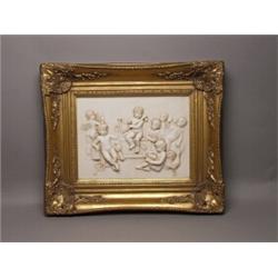 Small Gilt Framed Neo Classical Panel