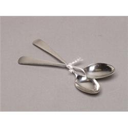 Sterling  Pr of Teaspoons Edinburgh 1836-37