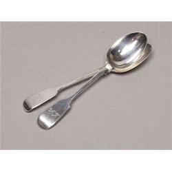 Sterling Pair of Teaspoons London 1887-88