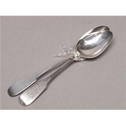 Sterling Pair of Teaspoons Montreal 1767-1855