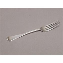Sterling Single Fork by Wm. Chawner 1818-19
