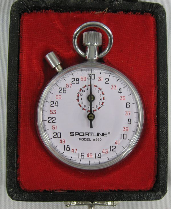 Vintage Sportline Stopwatch and Cross Pen