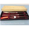 Image 1 : older three-piece carving set in original box