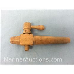 Antique wood spigot