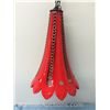 Image 1 : Retro red pottery hanging lamp