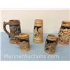 Image 1 : Job lot of 5 beer steins