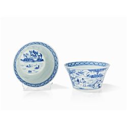 Bowls, 7 Sages of the Bamboo Grove, Kangxi Mark & Period