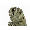 Image 4 : Spinach-Green Jade ‘Dragon Carp’ Vase, 19th C.
