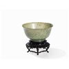 Image 2 : Pair of Light Green Jade Bowls, Qing Dynasty
