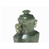 Image 3 : Jade Vase & Cover HU with Mythical Beast Handles, 19th/20th C.