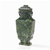 Image 14 : Jade Vase and Cover HU with Elephant Handles, 19th C.