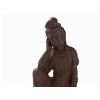 Image 2 : Cast Iron Figure of a Guanyin Seated on a Fo Lion, 18th/19th C.