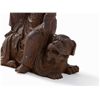 Image 5 : Cast Iron Figure of a Guanyin Seated on a Fo Lion, 18th/19th C.