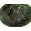 Image 11 : Spinach-Green Jade JUE with Stand, Qianlong Mark and Period