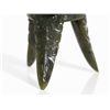Image 8 : Spinach-Green Jade JUE with Stand, Qianlong Mark and Period