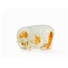 Image 2 : White Jade Figure of an Elephant, 18th C.