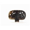 Image 1 : Jade Belt Buckle in Ruyi Shape with Mythical Creatures, Ming