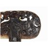 Image 2 : Jade Belt Buckle in Ruyi Shape with Mythical Creatures, Ming